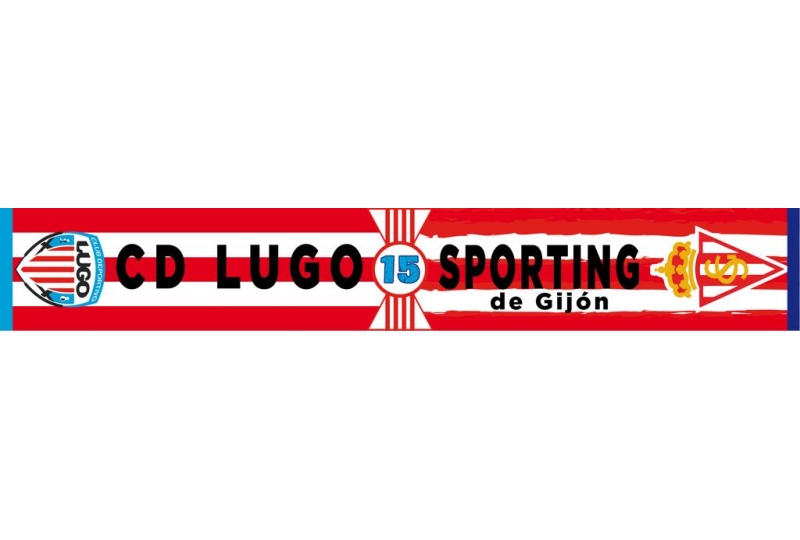 Bufanda CDLUGO SPORTING DE GIJÓN - Cdlustore - Tienda Oficial CD Lugo